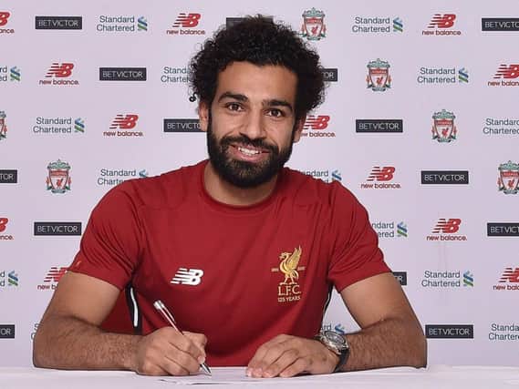 Mohamed Salah. Picture courtesy of Liverpool FC
