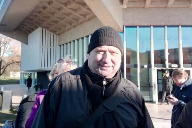 Jeremy Board, who lives in Vancouver, Canada, said it was 'very special' to see the Queen arriving at Chichester Festival Theatre.