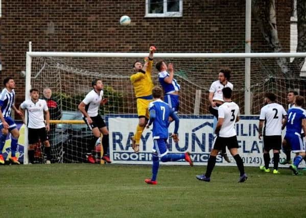 Pagham and Haywards Heath do battle / Picture by Roger Smith