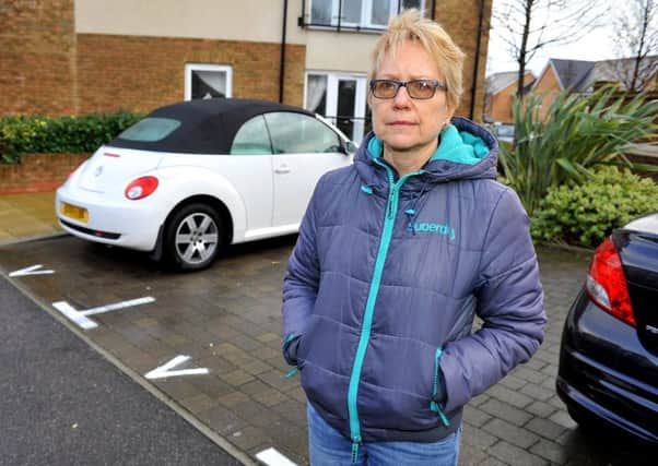 Jo Hind is frustrated about a parking disagreement. Picture: Steve Robards