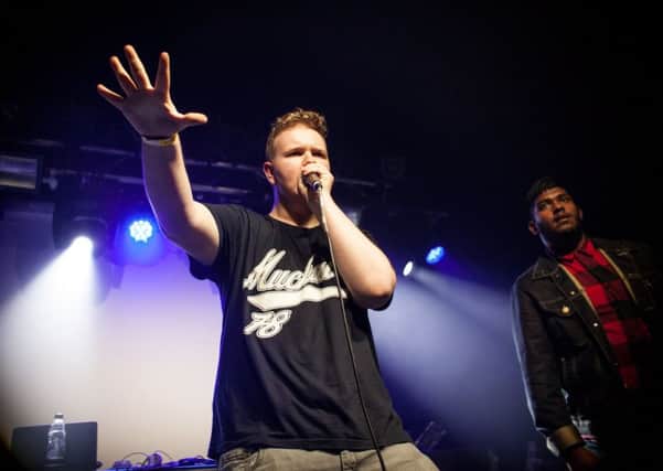 EPOS, real name Robert McKay, from Ferring, was crowned under-18 champion at the UK Beatbox Championships. Pictured right is his competitor Maish. Picture: Alex Zaj from Black Frog London