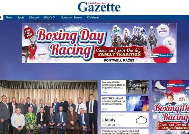 Changes to the Littlehampton Gazette site