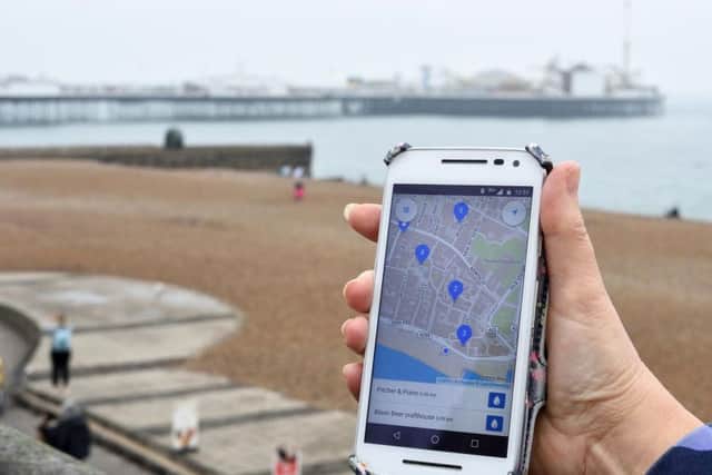 Using the Refill Brighton and Hove mobile app