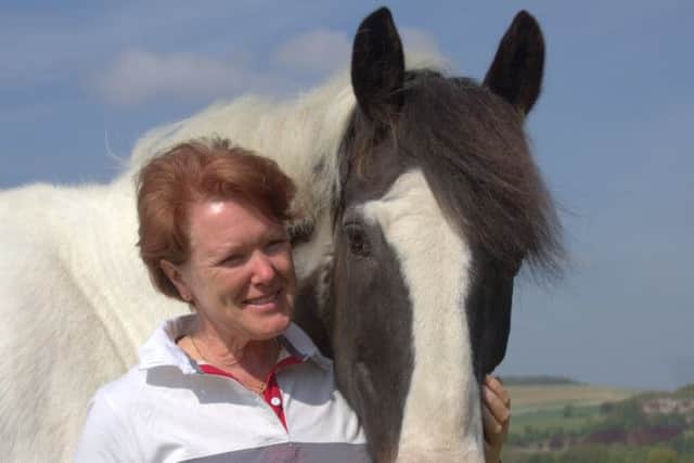 Chunky the horse was a familiar face in Shoreham. Pictured with owner Jane Cosham