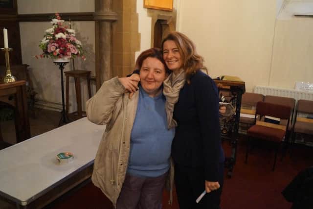 Chichester MP Gillian Keegan on her visit to the Monday breakfast club at St Pancras Church