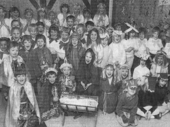 Christmas at Itchingfield Primary School in 1988