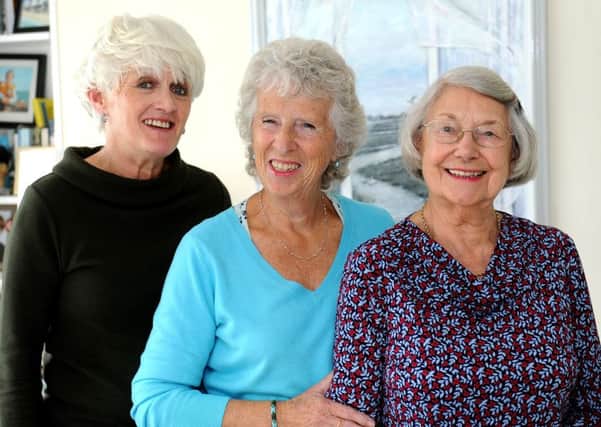 Margaret Moylan, Sue Dadswell and Jane Shorrock, all from Emsworth, who all donated a kidney. Pic Steve Robards SR1725223 SUS-171014-052518001