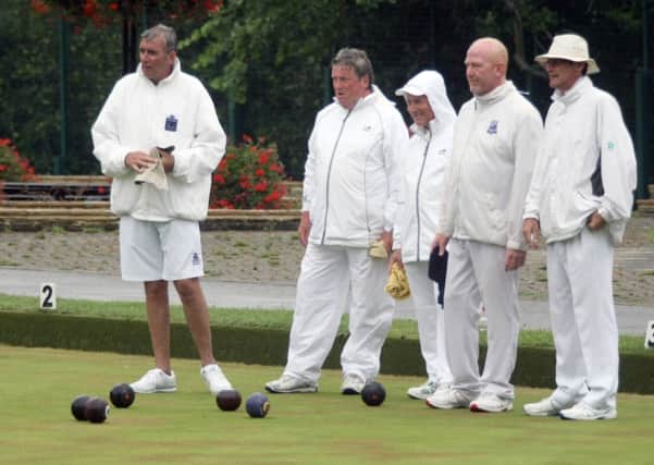 The Worthing Unified Open Bowls Tournament in action
