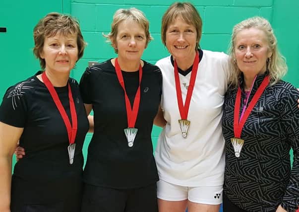 From left: Pauline Williams and Sue Coulson (Yorkshire), Cathy Bargh and Viv Gillard (Essex).