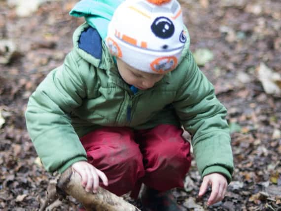 Getting stuck in at the Forest School