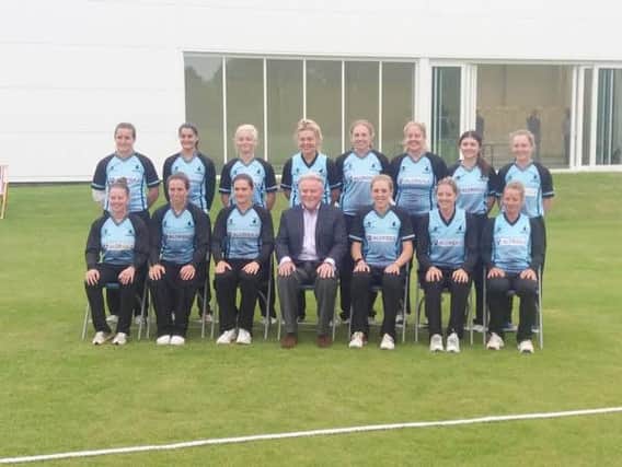 Sussex's women's squad at the Sir Rod Aldridge Centre