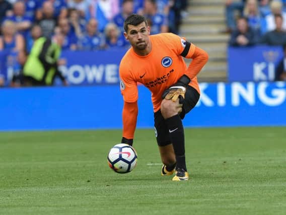 Albion had goalkeeper Mathew Ryan to thank for keeping the scoreline down in the second half. Picture by PW Sporting Pics