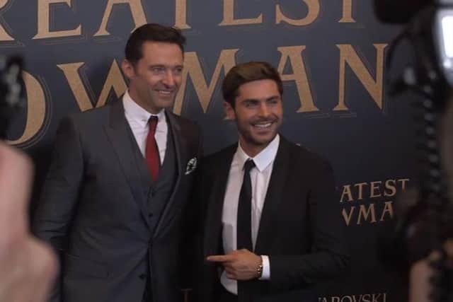 Red carpet event for The Greatest Showman
