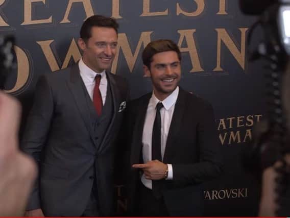Red carpet event for The Greatest Showman