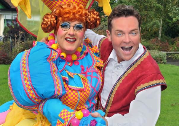 Michael J Batchelor and Stephen Mulhern. Picture by Paul Clapp