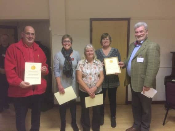 Steyning First Responders were presented with a Millennium award