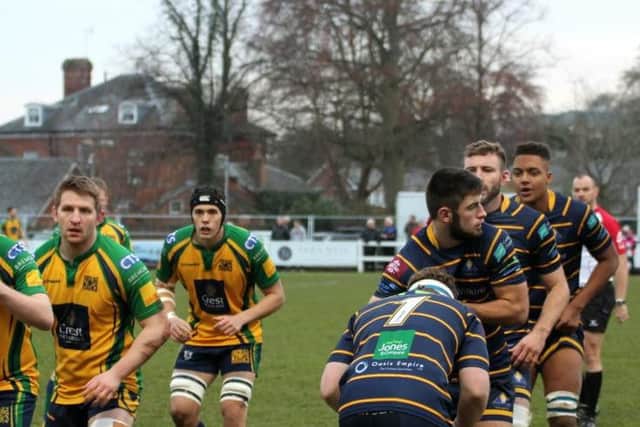 Action from Raiders' clash at Henley Hawks on Saturday. Picture by Colin Coulson