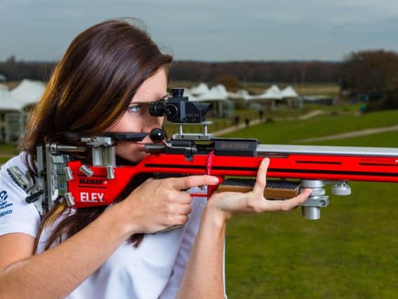 Goring shooter Katie Gleeson will represent Team England at next year's Commonwealth Games. Picture by CPSA (Clay Pigeon Shooting Association)