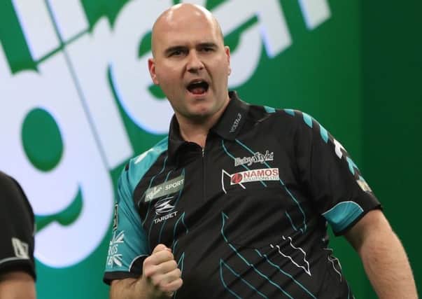 Rob Cross is into the world's top 20 after an amazing debut season on the Professional Darts Corporation ProTour. Picture courtesy Lawrence Lustig/PDC