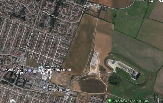 The Lower Hoddern Farm site earmarked for development. Image: Google Maps
