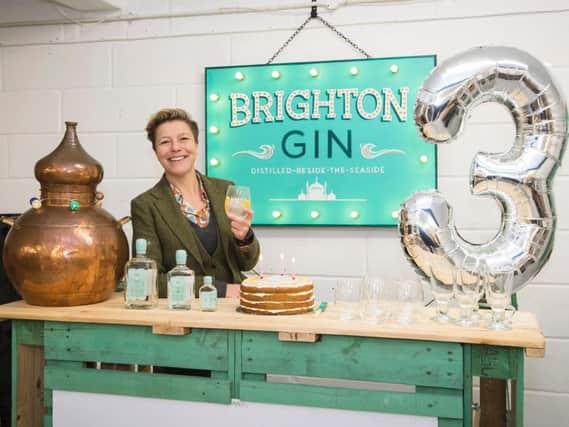 Founder of Brighton Gin, Kathy Caton (Photograph: Liz Finlayson/Vervate)