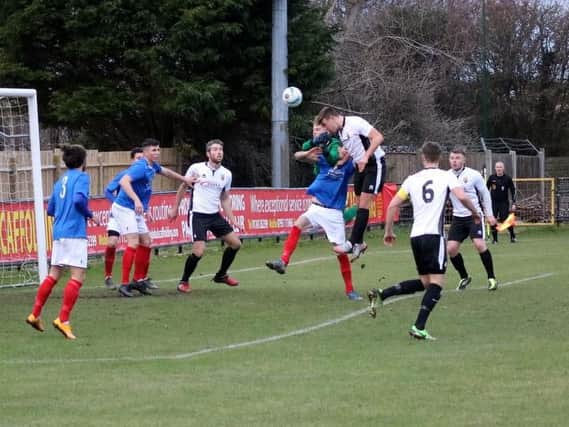 Pagham on the attack against the Golds / Picture by Roger Smith
