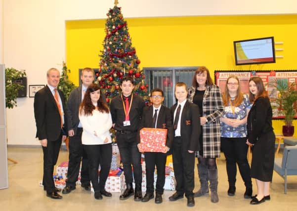 Students at Ifield Community College donated Christmas hampers to Crawley's Easter Team SUS-171218-171453001