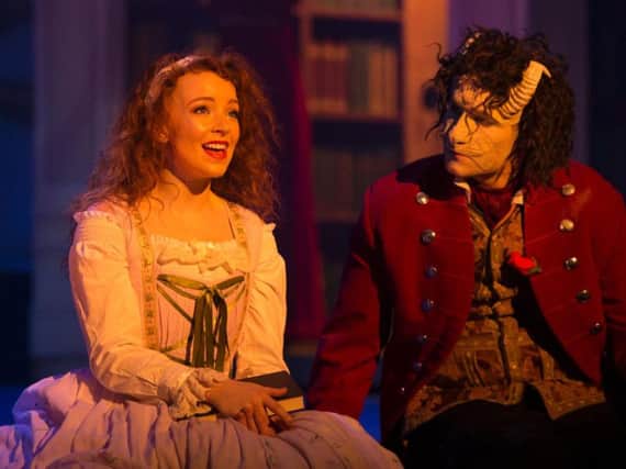 Beauty (Kirsty-Anne Shaw) & The Beast (Craig Golding) - Photo credit Peter Langdown
