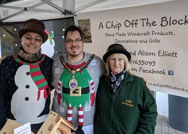 A Chip Off The Block won the most festive stall award at the artisan market