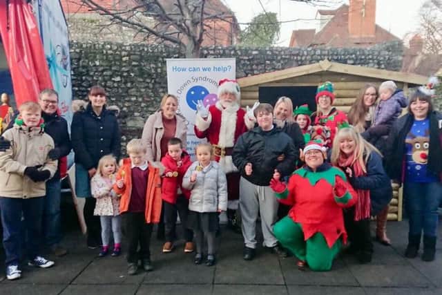 Father Christmas received lots of extra help yesterday, when he was joined by a team from Southern Water