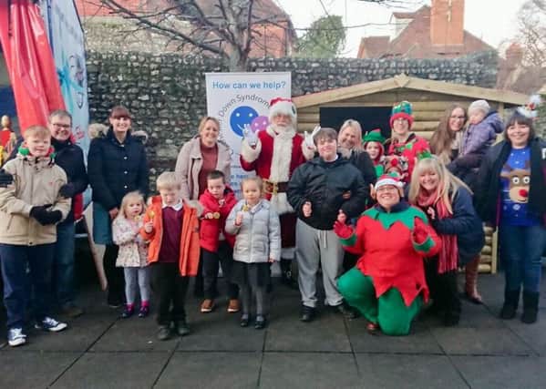 Father Christmas received lots of extra help yesterday, when he was joined by a team from Southern Water