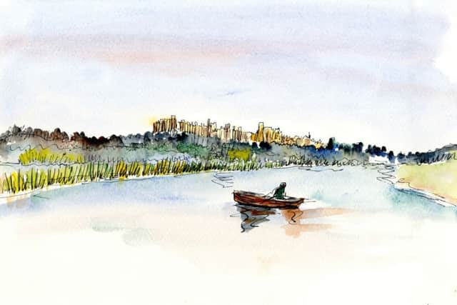 Boating on the river at Arundel