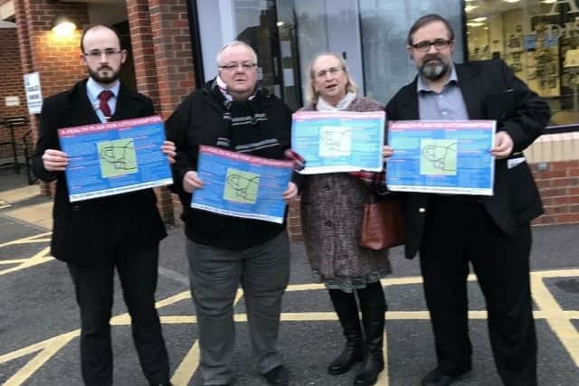 Mike Northeast, second from left, with other members of the Littlehampton Labour Party at the launch of their health vision for our town earlier this year