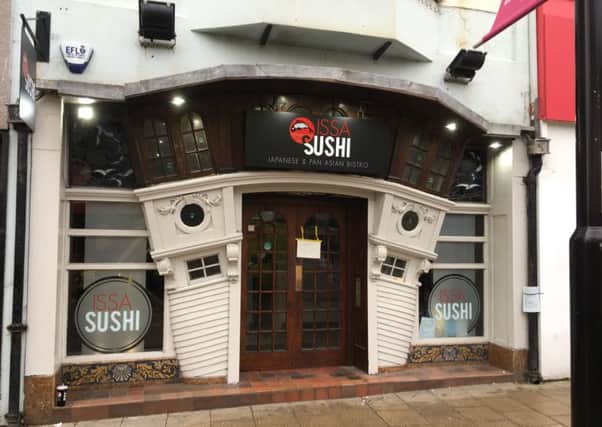 Issa Sushi in South Street, Worthing is opening its doors this afternoon