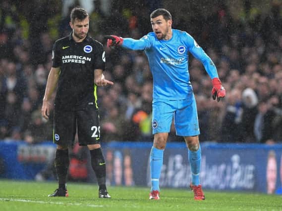 Mathew Ryan pictured at Stamford Bridge on Boxing Day. Picture by Phil Westlake (PW Sporting Photography)