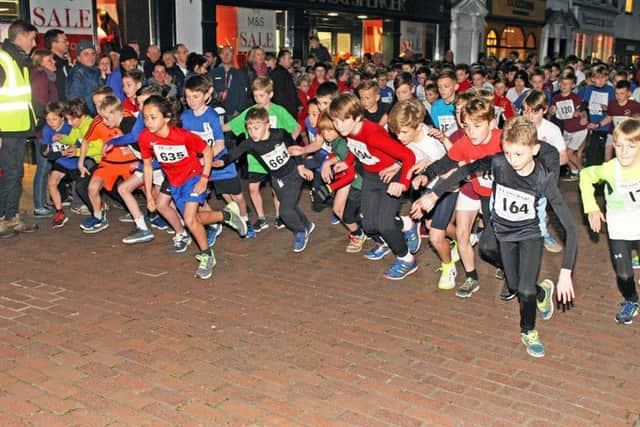 One of the primary schoolboys' race gets under way / Picture by Derek Martin