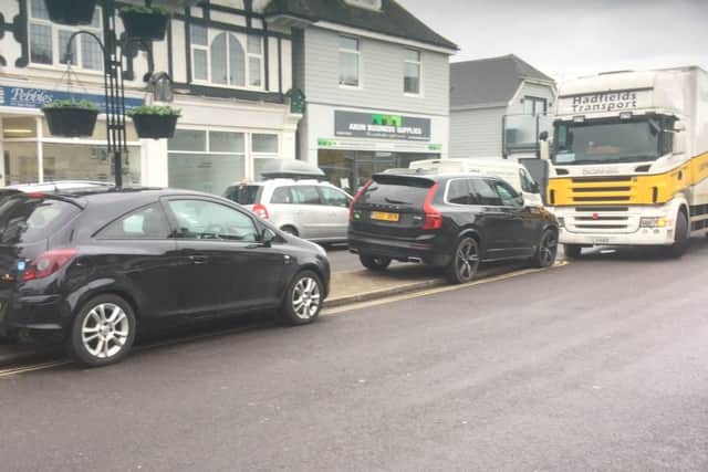 Cars parked in Sea Road, East Preston. Picture: Cheryl Burnal