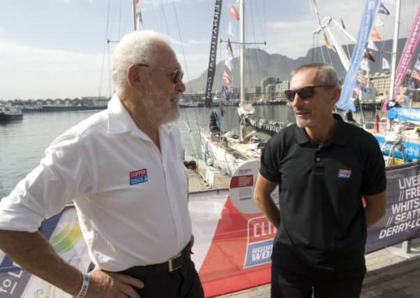 Sir Robin Knox-Johnston and William Ward, founders of the Clipper Race SUS-171229-124331001