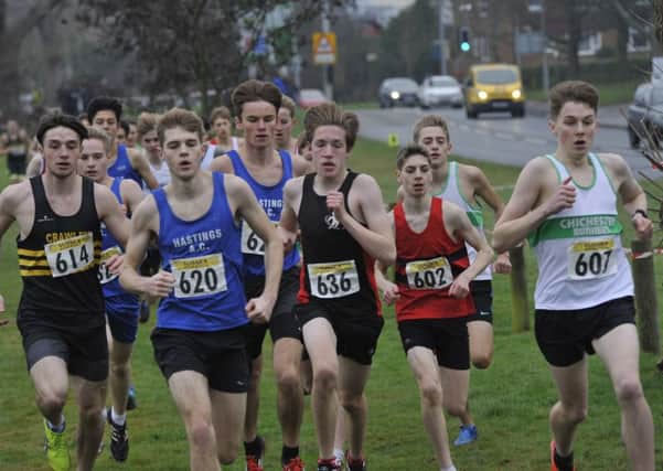 Chichester's Will Broom is on the far right of this image from the 2017 county championships, also at Bexhill