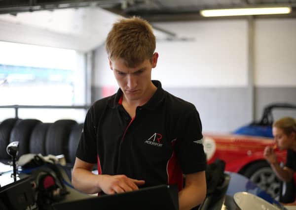 Jack Barber from Plaistow has landed a dream job working in the motorsport industry SUS-180129-152847001