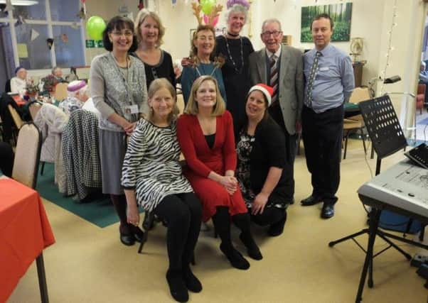 Members and staff at the centre on December 15. Picture: Bob Scott