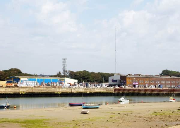 The site of the proposed Â£50m development. Kingston Wharf, Shoreham