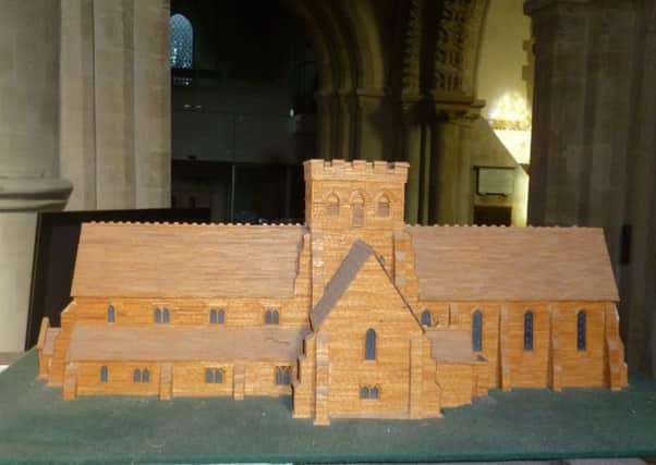 This matchstick model of Broadwater church was made by a Ray Goodall, and a new home is being sought for it. Can you help?