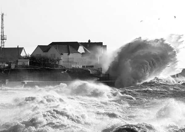 Huge waves in Selsey yesterday as Storm Eleanor hit. Picture: Coastal JJ