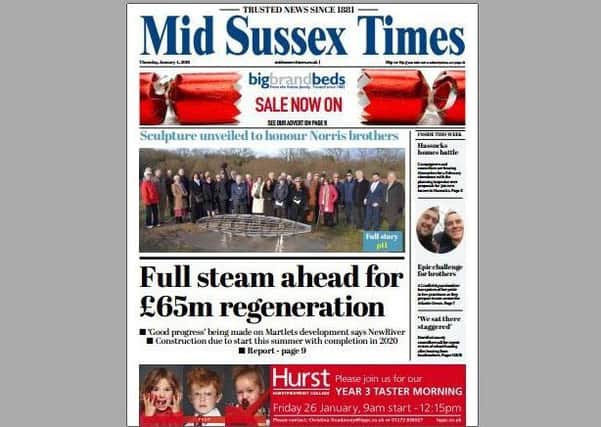 Today's Mid Sussex Times (Thursday, January 4)