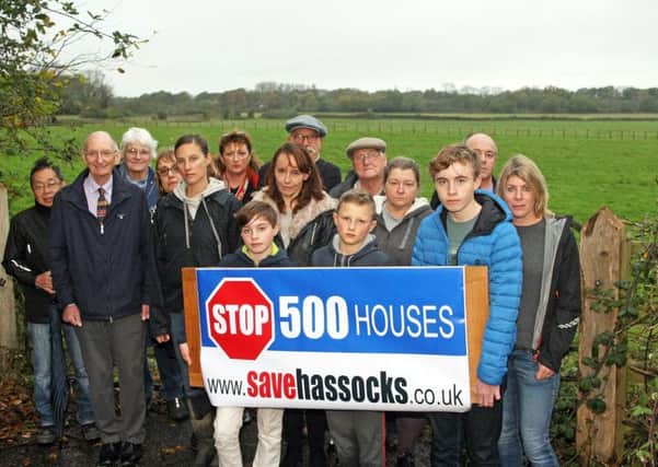 DM17103301a.jpg Hassocks residents' campaign against 500 homes pictured last year. Photo by Derek Martin Photography. SUS-171024-191610008