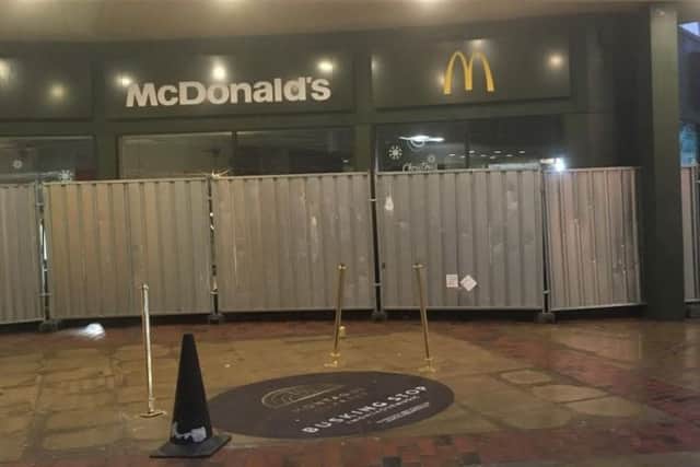 McDonalds in Worthing has been temporarily closed for refurbishment