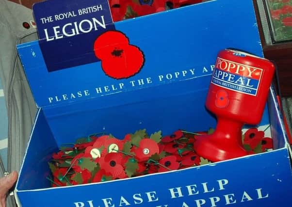 Poppy Appeal collection box