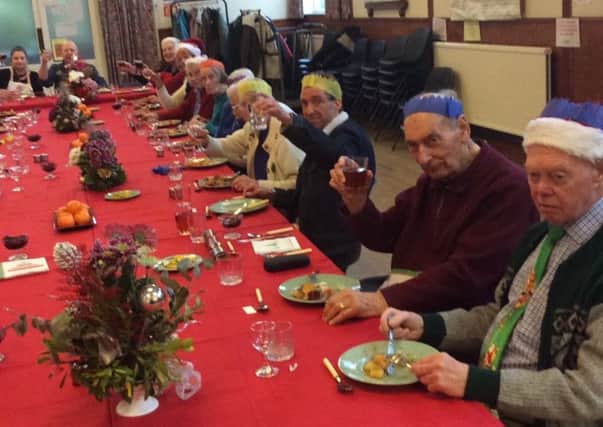 The Community Christmas lunch at St Michael's church, Bexhill SUS-180901-161209001