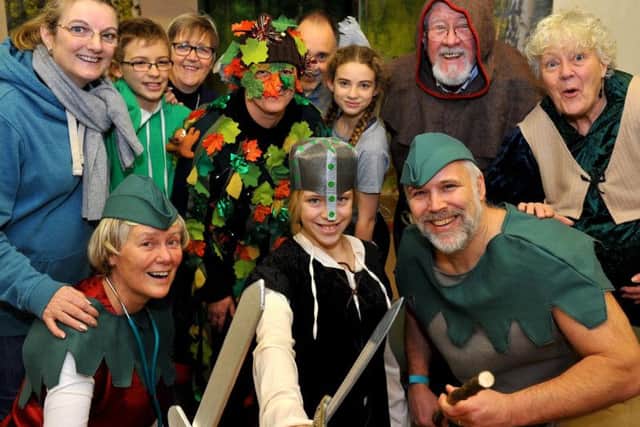 Community production of Robin Hood at Donnington Parish Hall. Pic Steve Robards. SR1735548
